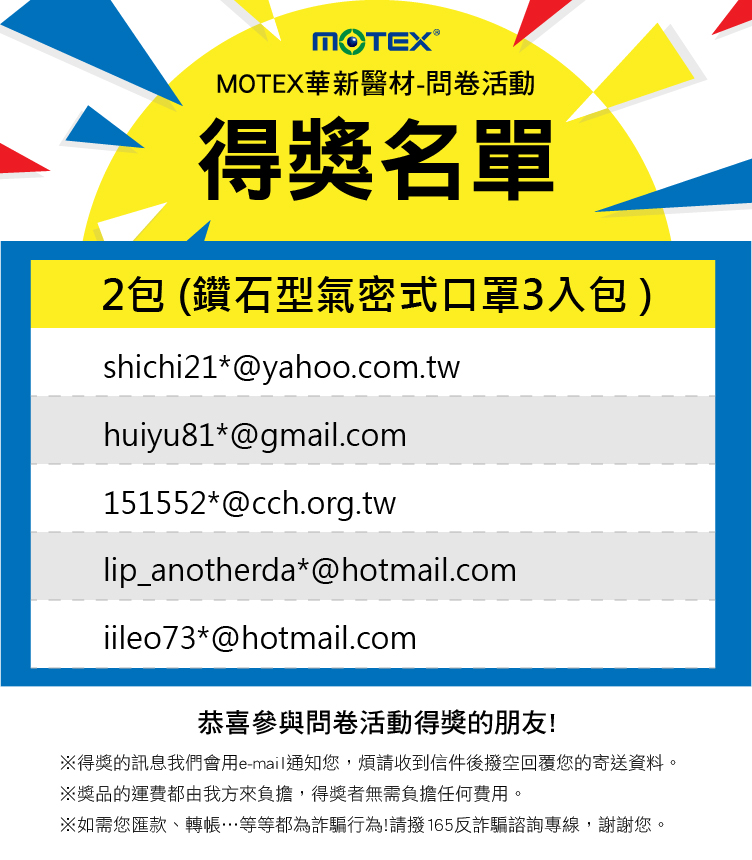 motex得獎名單